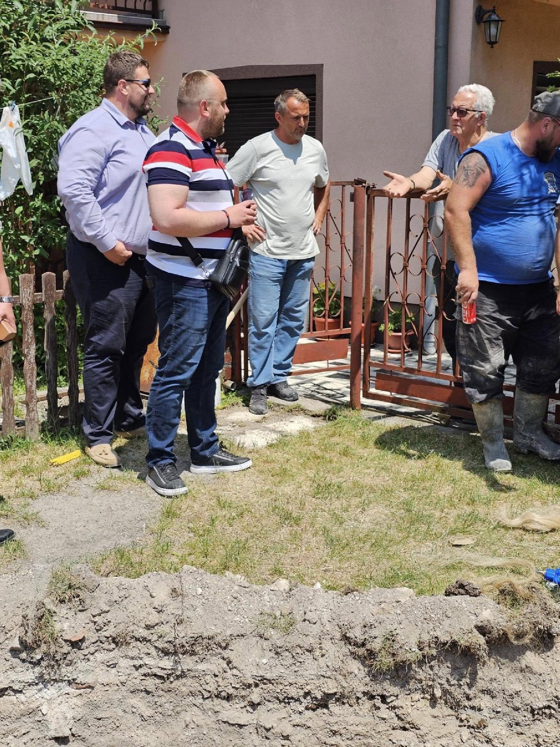 Predsjedavajući Gradskog vijeća Bihać, obišao radove u naselju Mali Lug! 