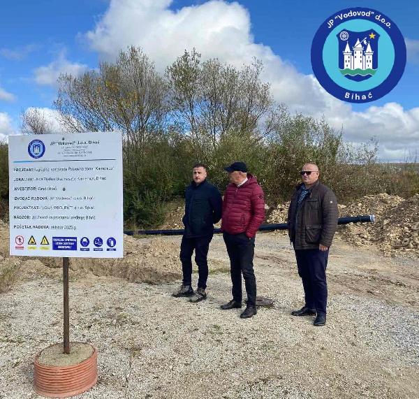 Radovi na proširenju vodovodne mreže u Poslovnoj zoni 